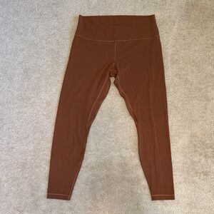 Brown Lululemon Leggings